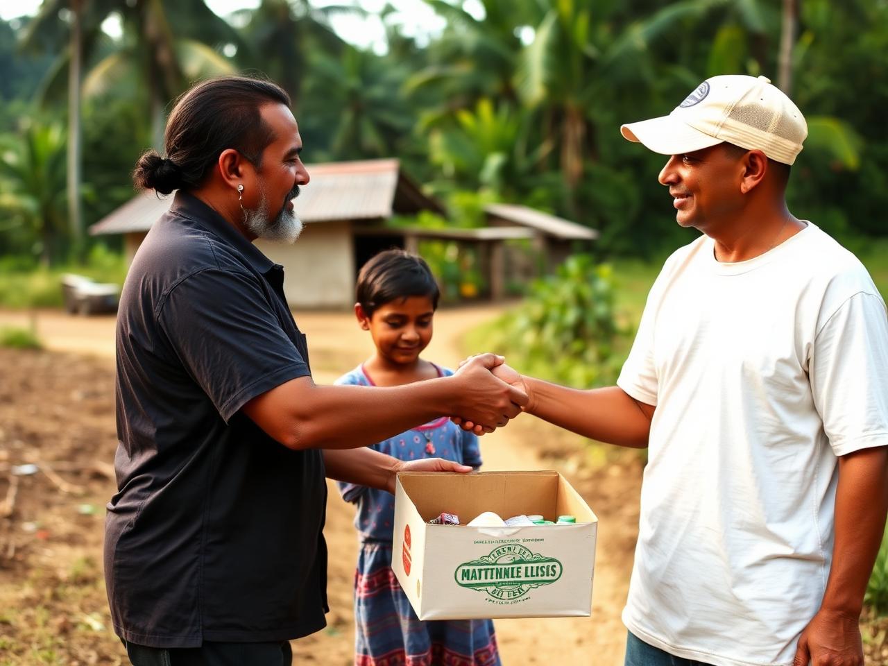 Food distribution in rural Panama