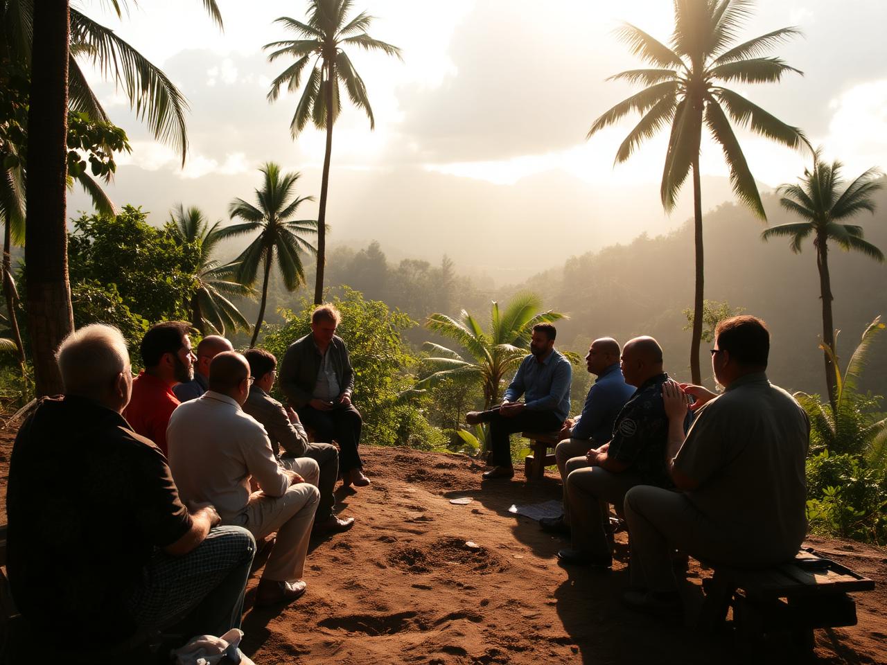 Pastors gathered for a retreat in the Panamanian mountains